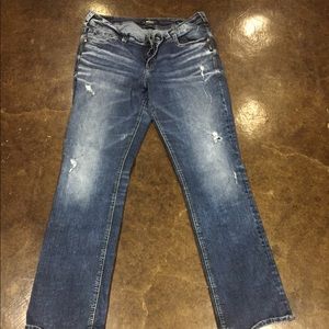 Silver Suki Jeans